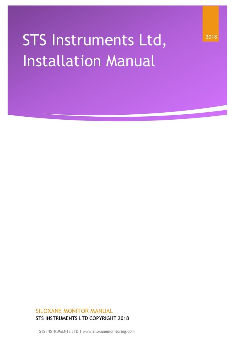 STS Instruments Siloxane User manual