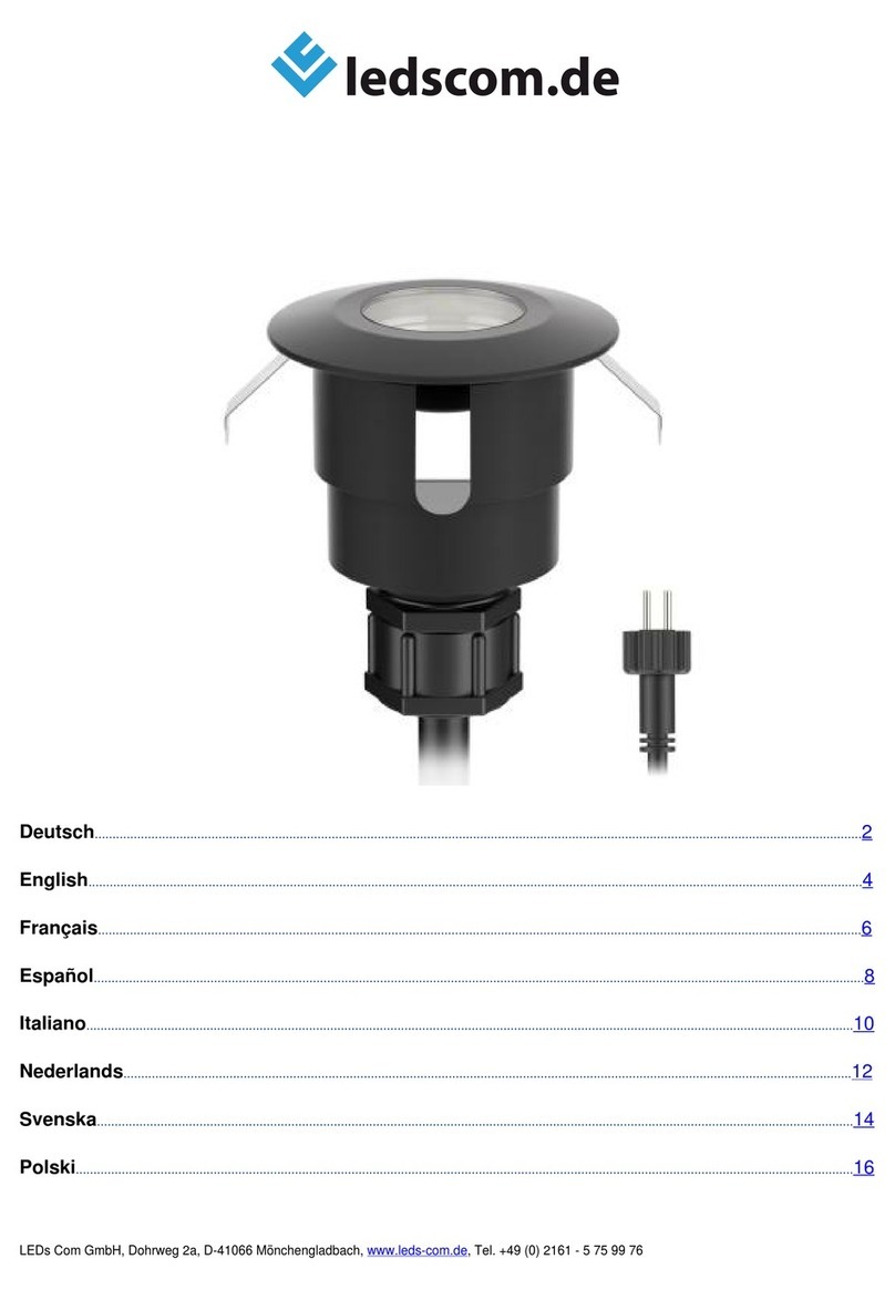 ledscom LC-EL-149-W Assembly instructions