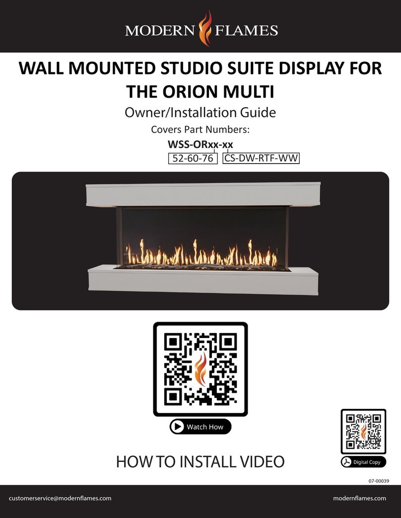Modern Flames WSS-OR Series installation guide
