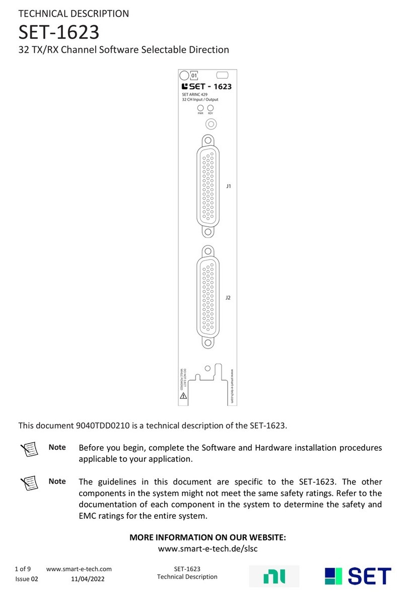 SET SET-1623 Technical description