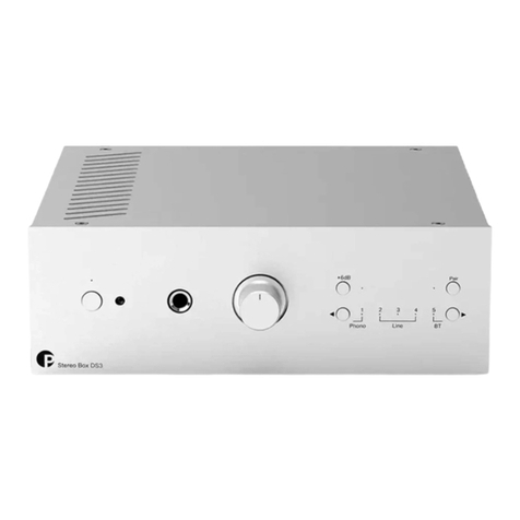 Pro-Ject Audio Systems Stereo Box DS3 User manual Pro-Ject Audio Systems Stereo Box DS3 User manual