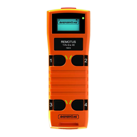 Akerstroms Remotus Jupiter Era 4 operating manual