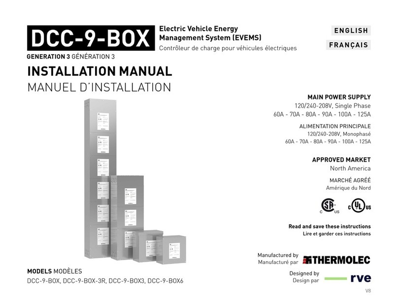 Thermolec RVE DCC-9-BOX3 User manual