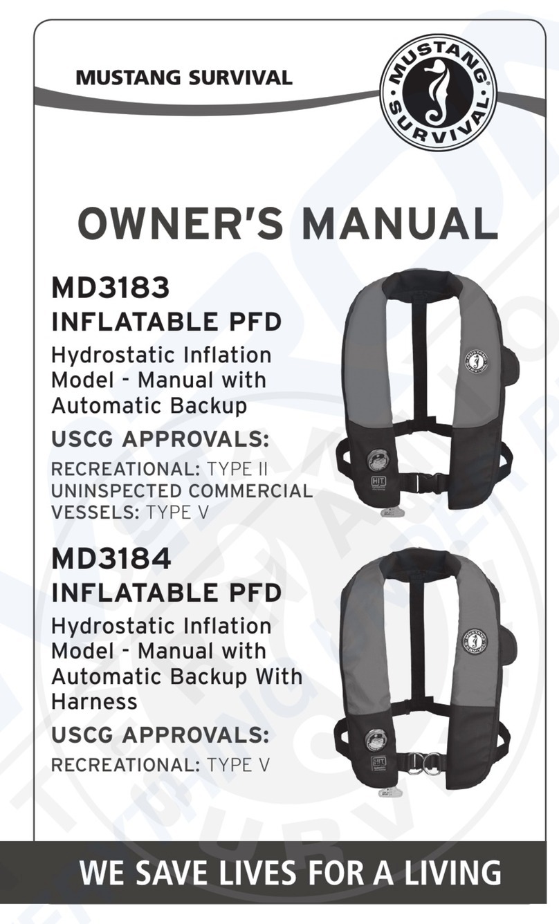 Mustang Survival MD3184 owner's manual
