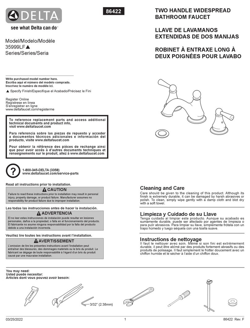 Delta 35999LF Series User manual