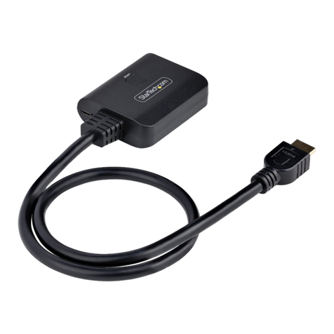StarTech.com HDMI-SPLITTER-4K60UP User manual StarTech.com HDMI-SPLITTER-4K60UP User manual