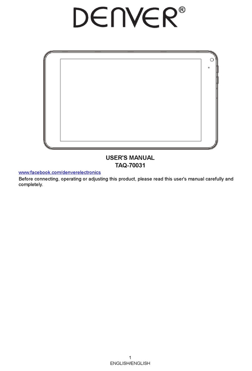Denver TAQ-70031 user manual