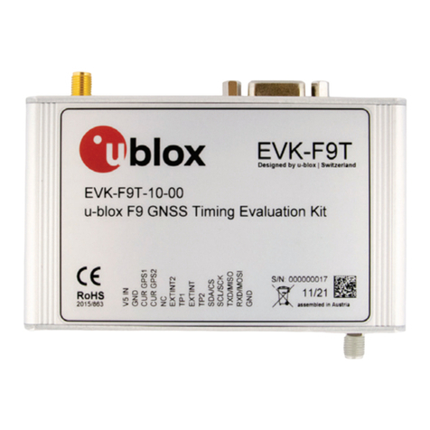 Ublox EVK-F9T User manual