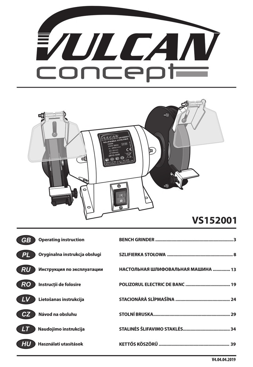 Vulcan Concept VS152001 Operating	 instruction