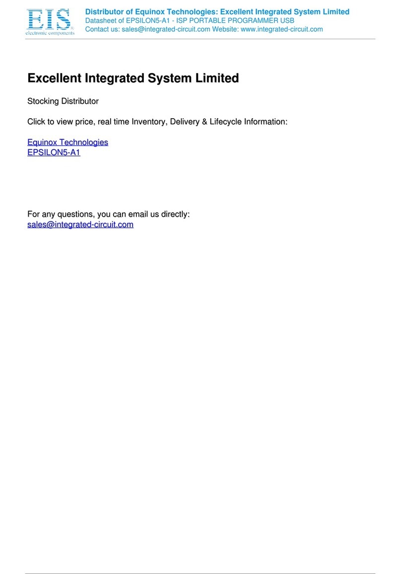 Equinox Systems EPSILON5 MKII User manual
