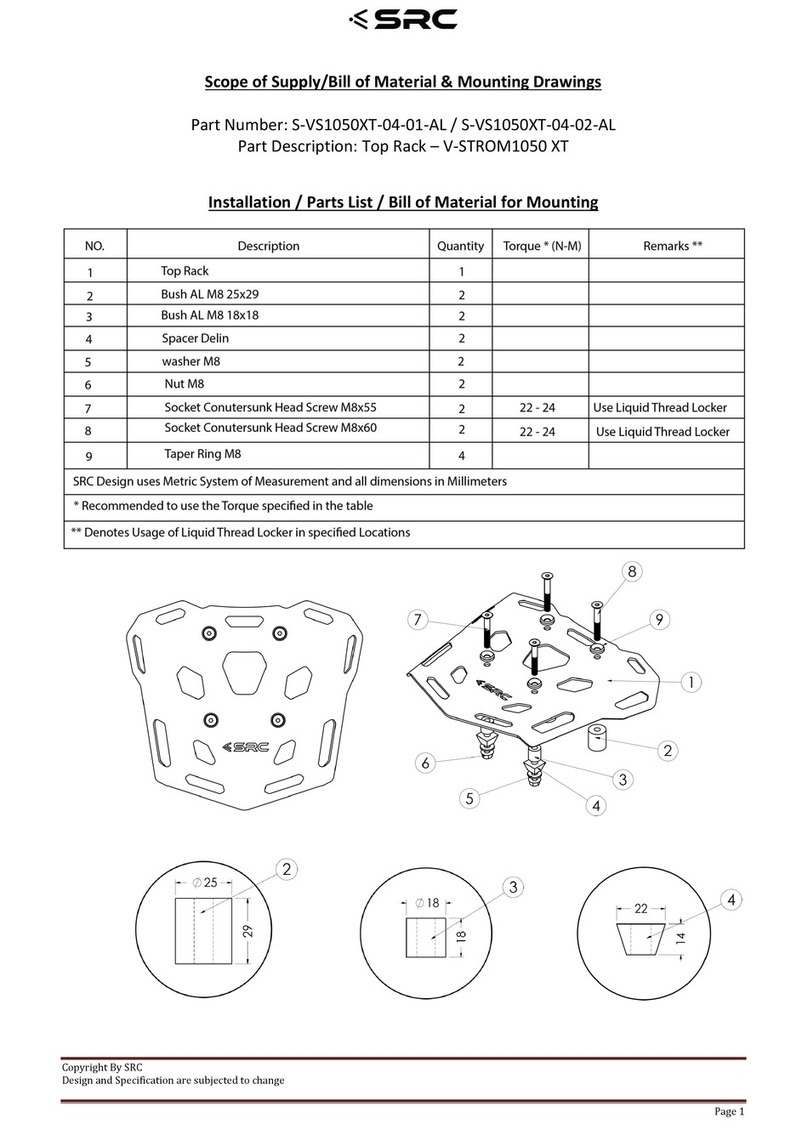 SRC S-VS1050XT-04-01-AL User manual SRC S-VS1050XT-04-01-AL User manual