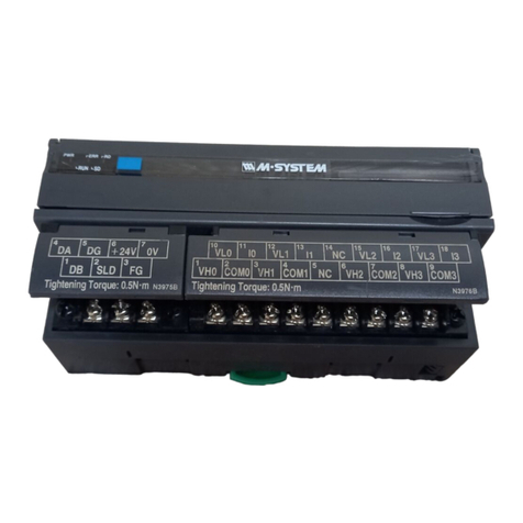M-system R7M-SV4-R instruction manual