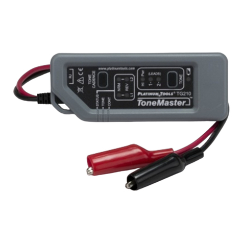 Platinum Tools ToneMaster TG210 User instructions