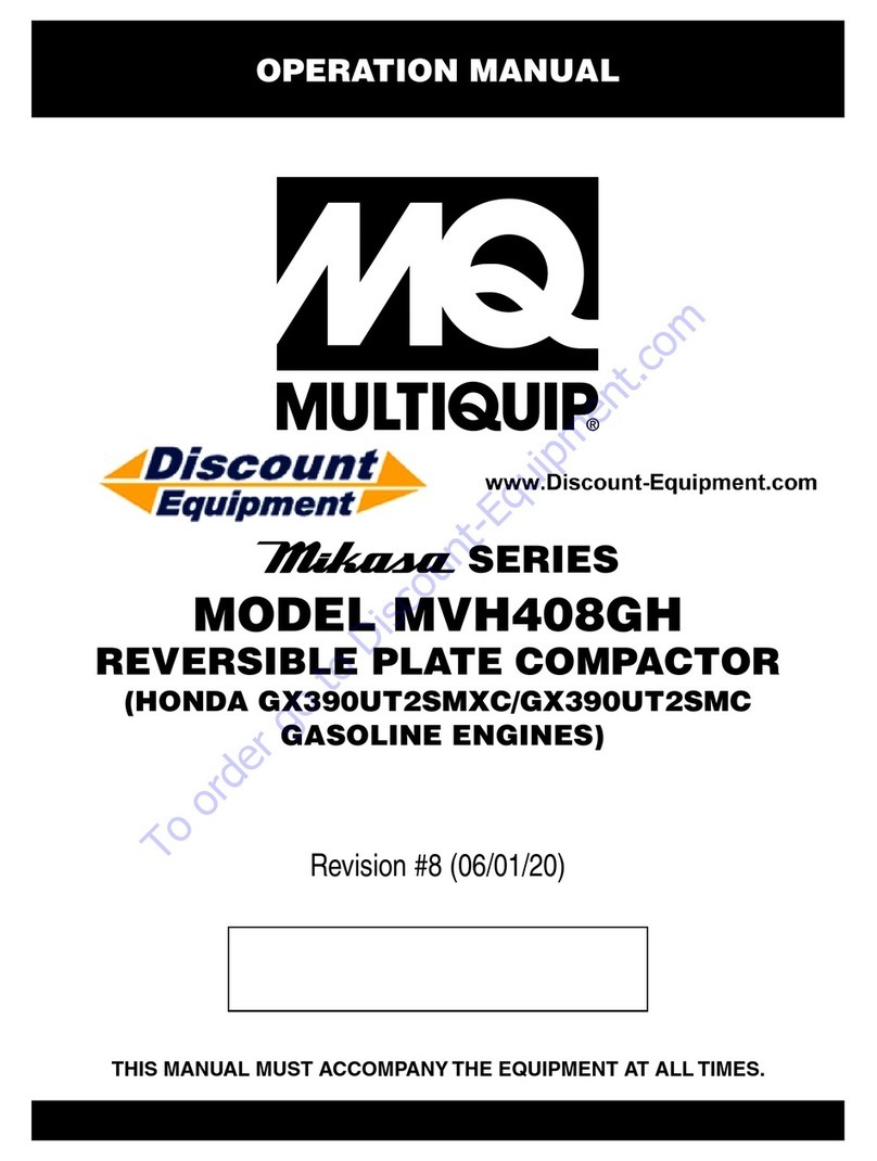 MQ Multiquip MVH408GH User manual