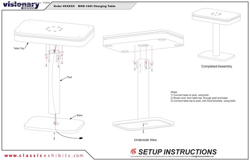 VISIONARY DESIGNS MOD-1443 Manual