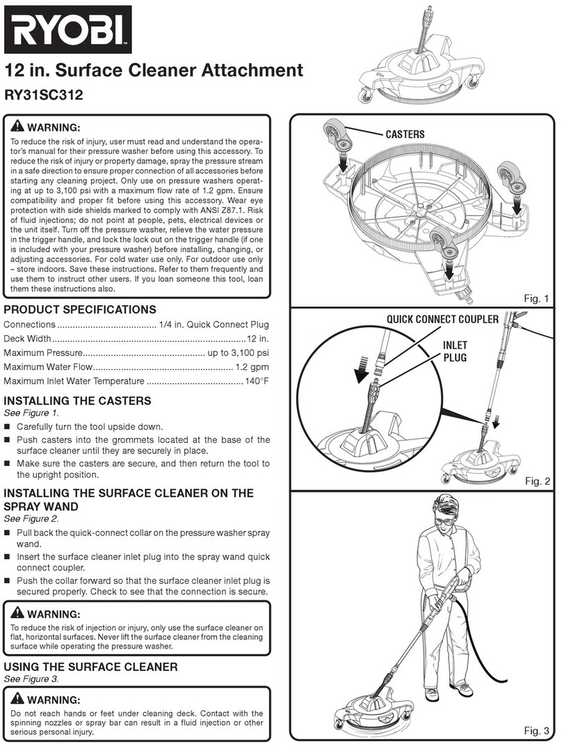 Ryobi RY31SC312 manual
