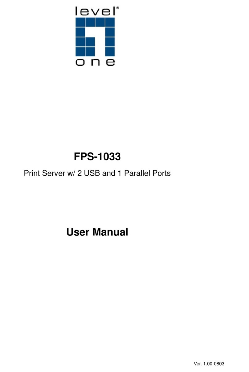 LevelOne FPS-1033 user manual