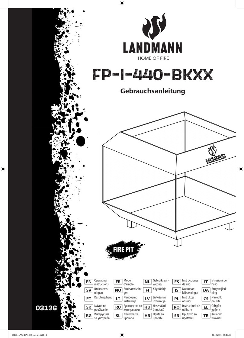 Landmann FP-I-440-BK Series operating instructions