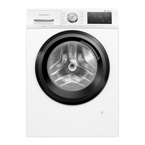 Siemens WM14LRHEDN User manual
