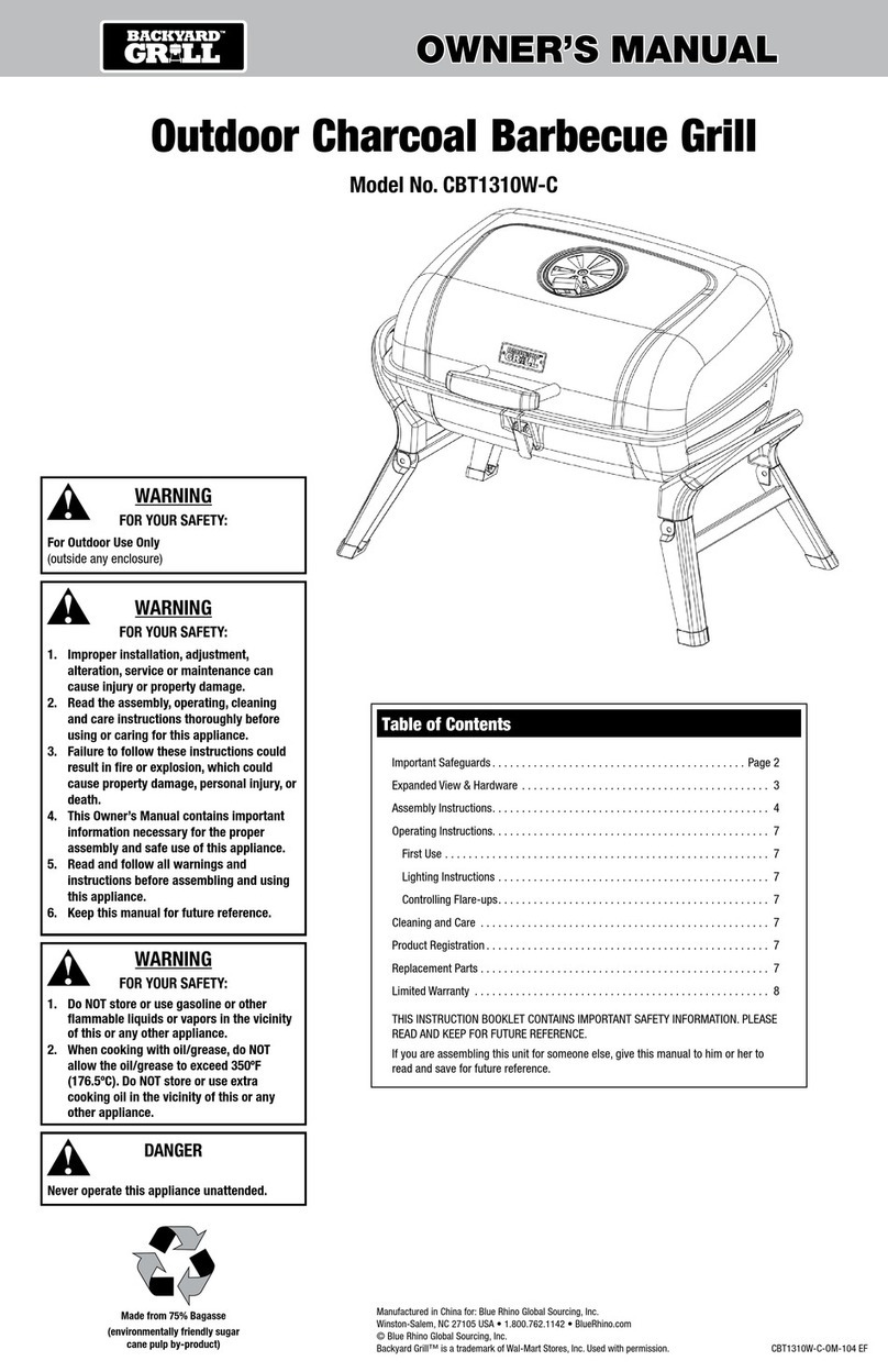 Backyard CBT1310W-C owner's manual