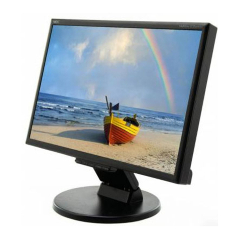 NEC MultiSync LCD225WXM-BK User manual