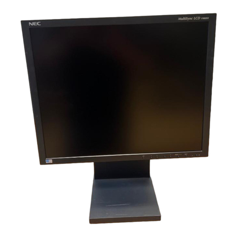 NEC MultiSync LCD1980SX-BK User manual