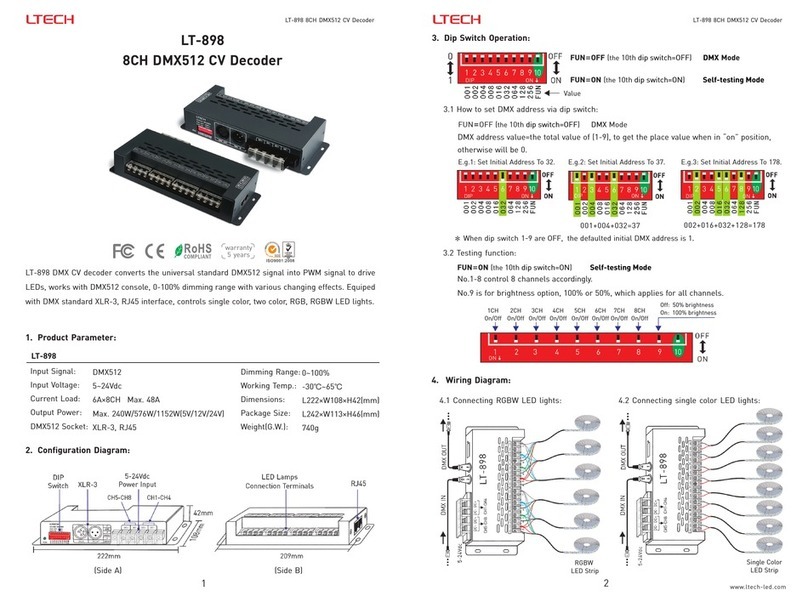 Ltech LT-898 User manual