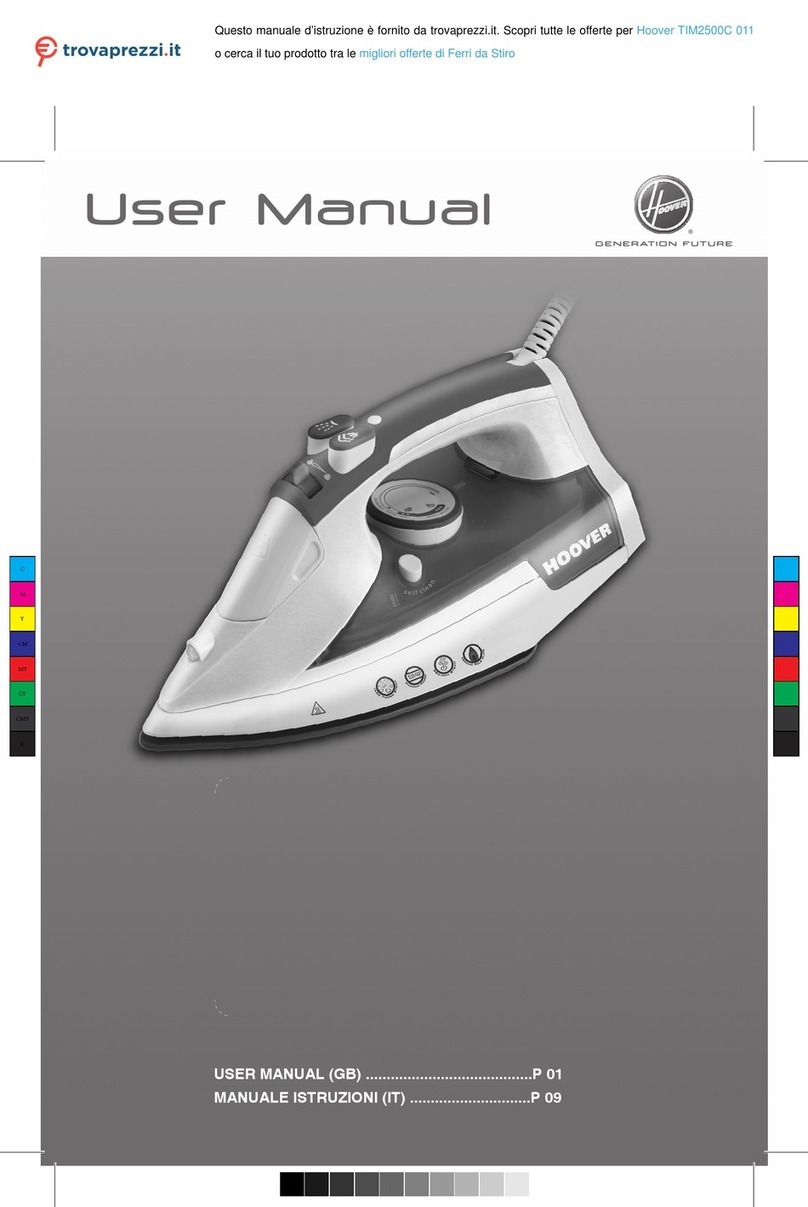 Hoover TIM2500C user manual