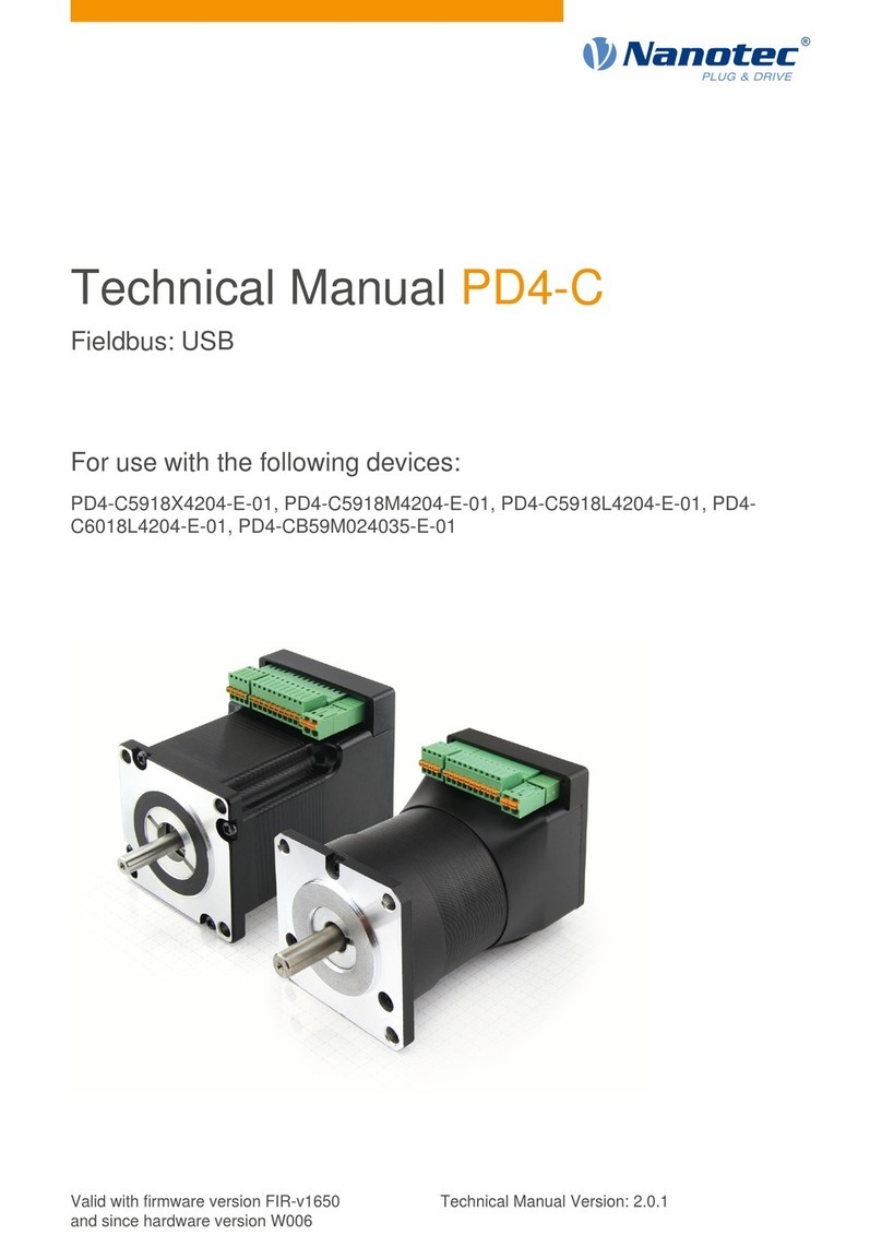 NANOTEC PD4-C Technical manual