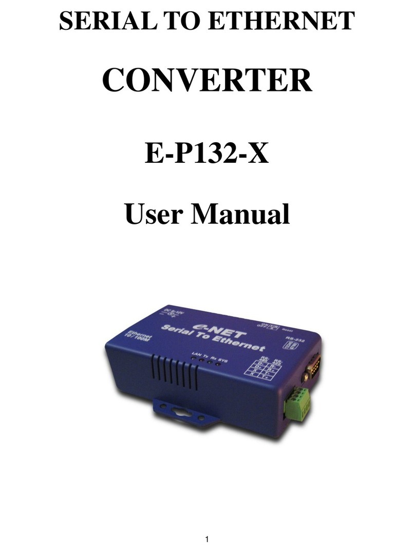 eNet E-P132-X user manual
