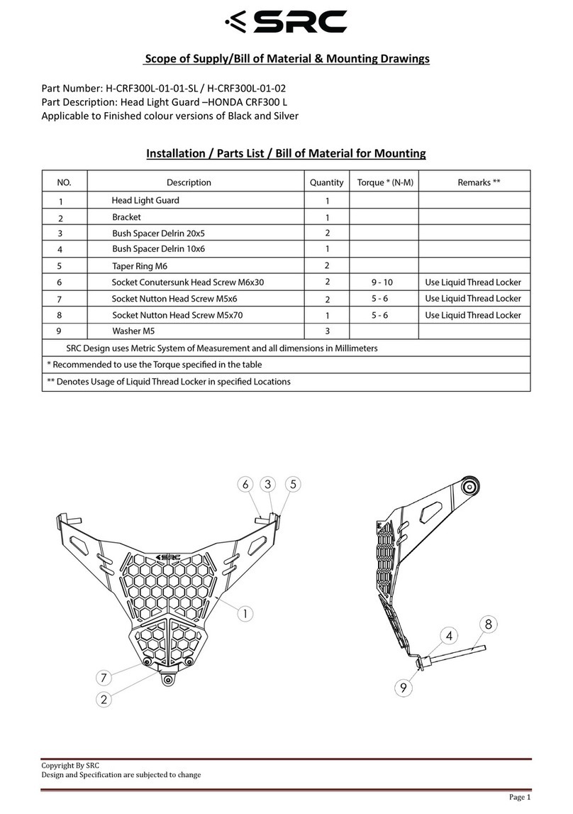 SRC H-CRF300L-01-01-SL User manual SRC H-CRF300L-01-01-SL User manual