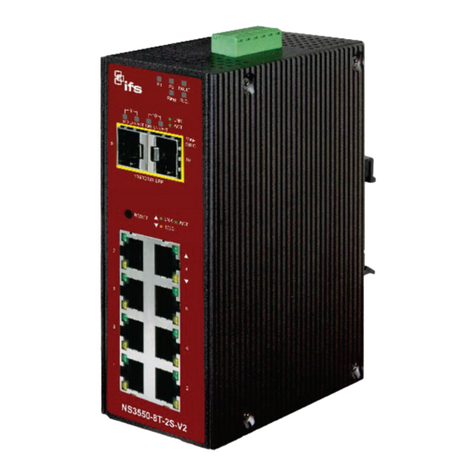 ifs NS3550-8T-2S-V2 Quick installation guide ifs NS3550-8T-2S-V2 Quick installation guide