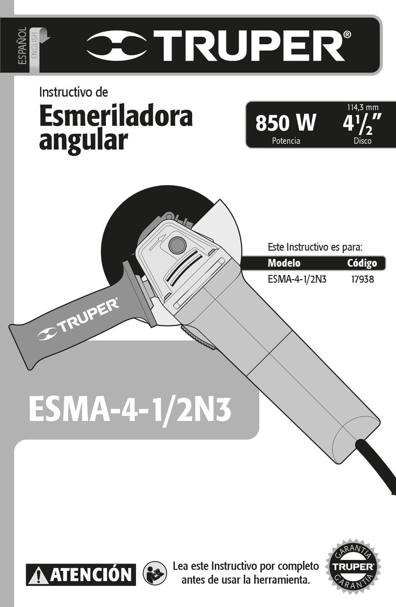 Truper ESMA-4-1/2N3 User manual