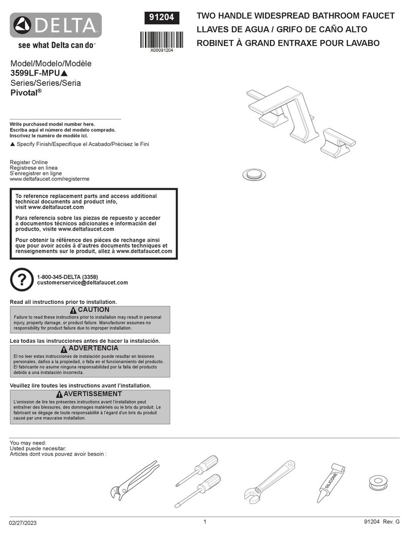 Delta Pivotal 3599LF-MPU-R User manual