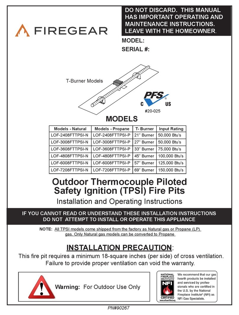 Firegear LOF-2408FTTPSI-N User manual Firegear LOF-2408FTTPSI-N User manual