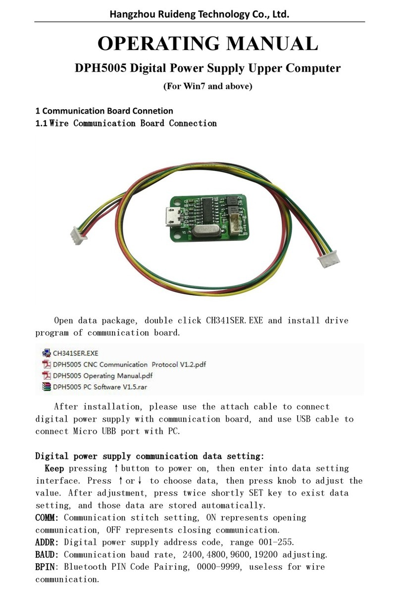 RuiDeng DPH5005 operating manual