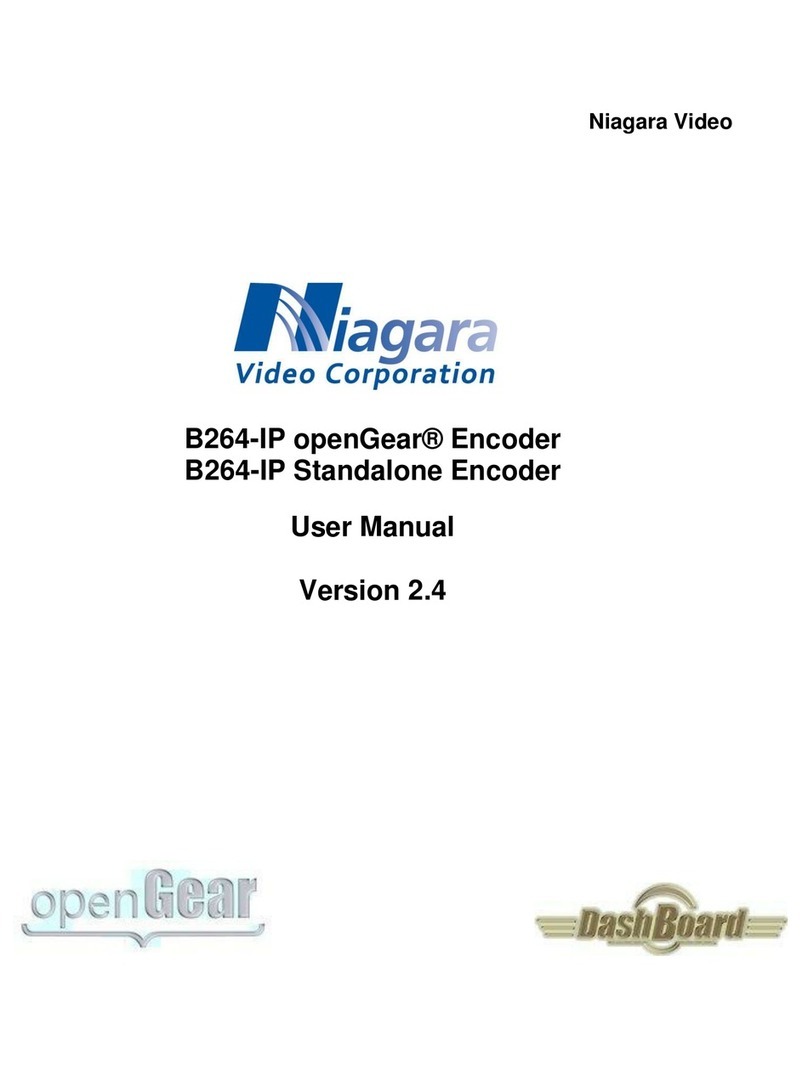 Niagara openGear DashBoard B264-IP user manual