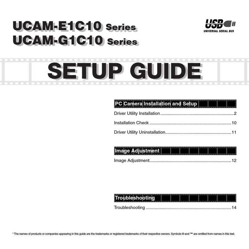 Elecom UCAM-E1C10 Series Setup guide