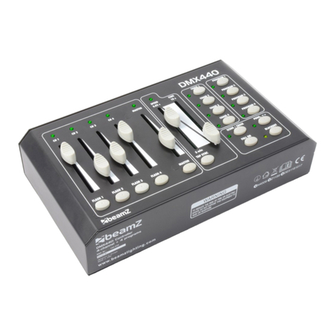Tronios Beamz DMX440 instruction manual
