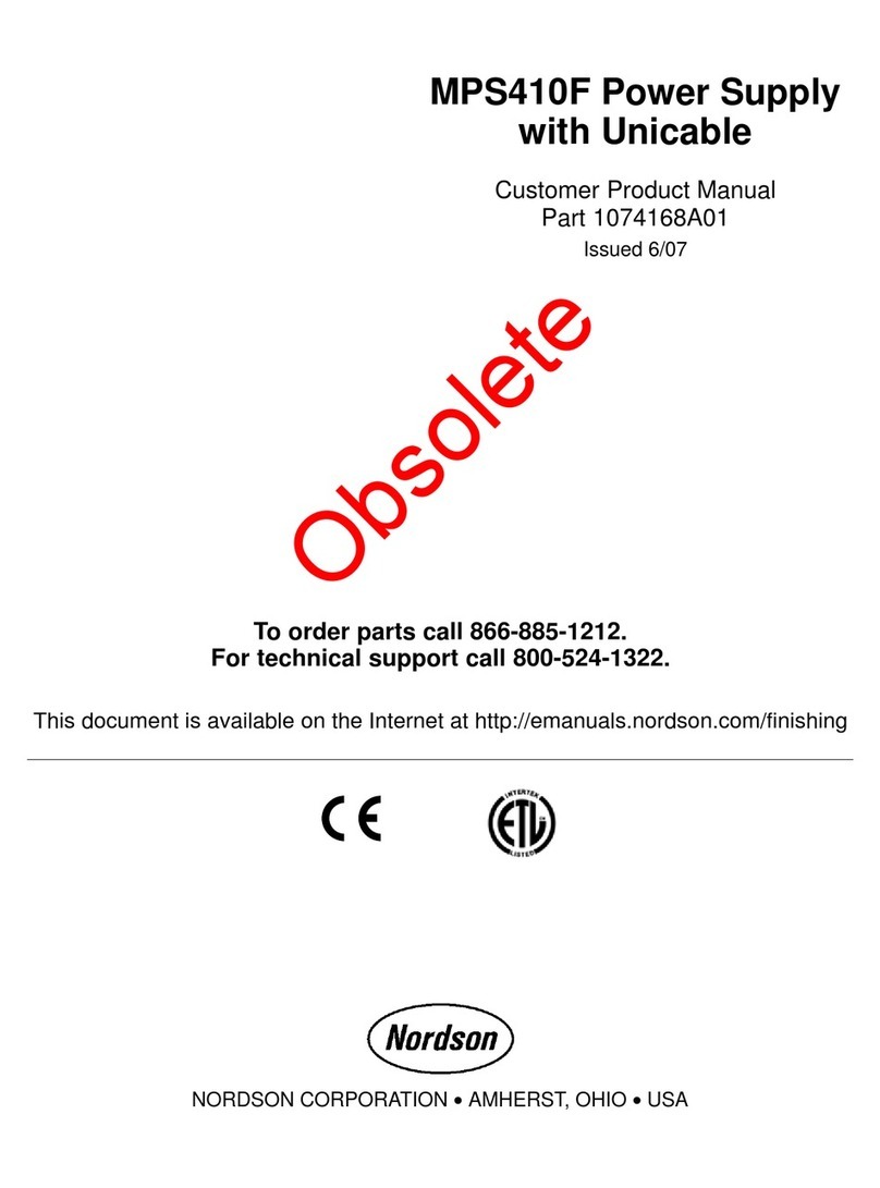 Nordson MPS410F Customer product manual
