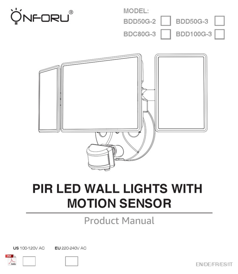 ONFORU BDD50G-2 product manual