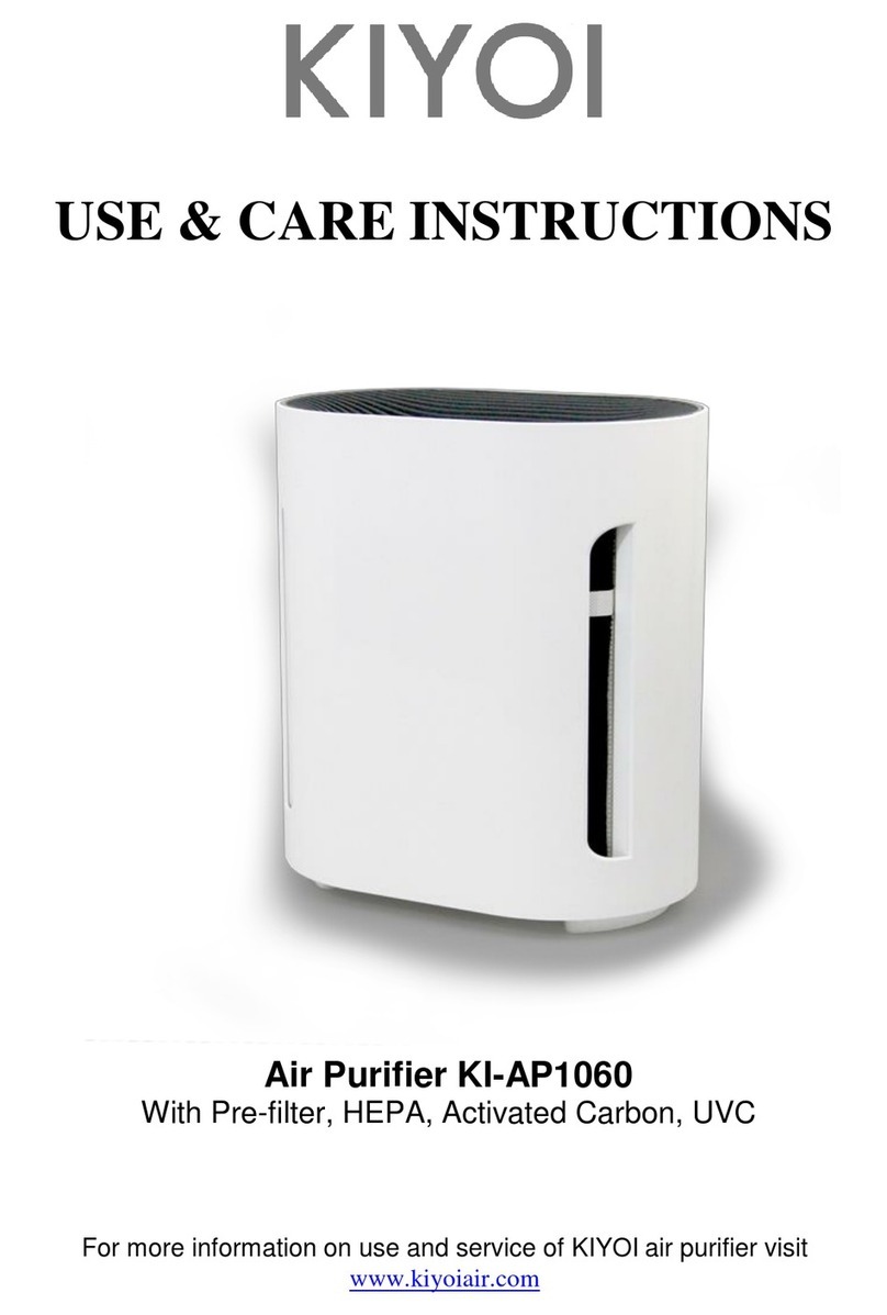 KIYOI KI-AP1060 Use & care instructions