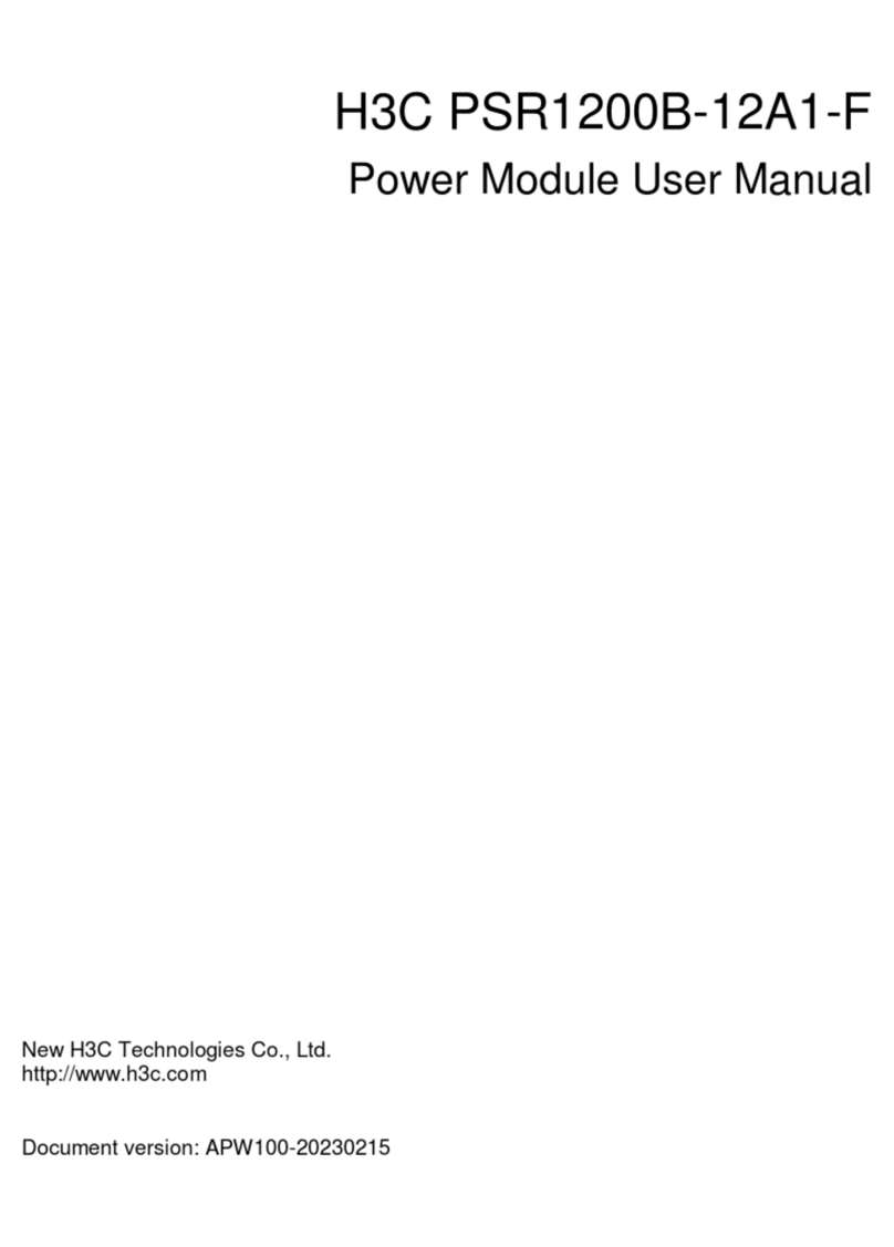 H3C PSR1200B-12A1-F user manual