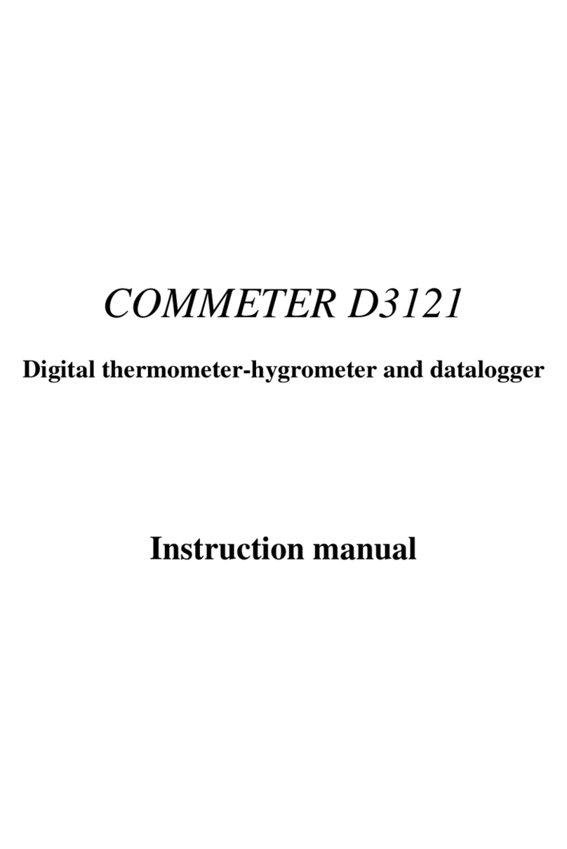 Wuntronic COMMETER D3121 instruction manual