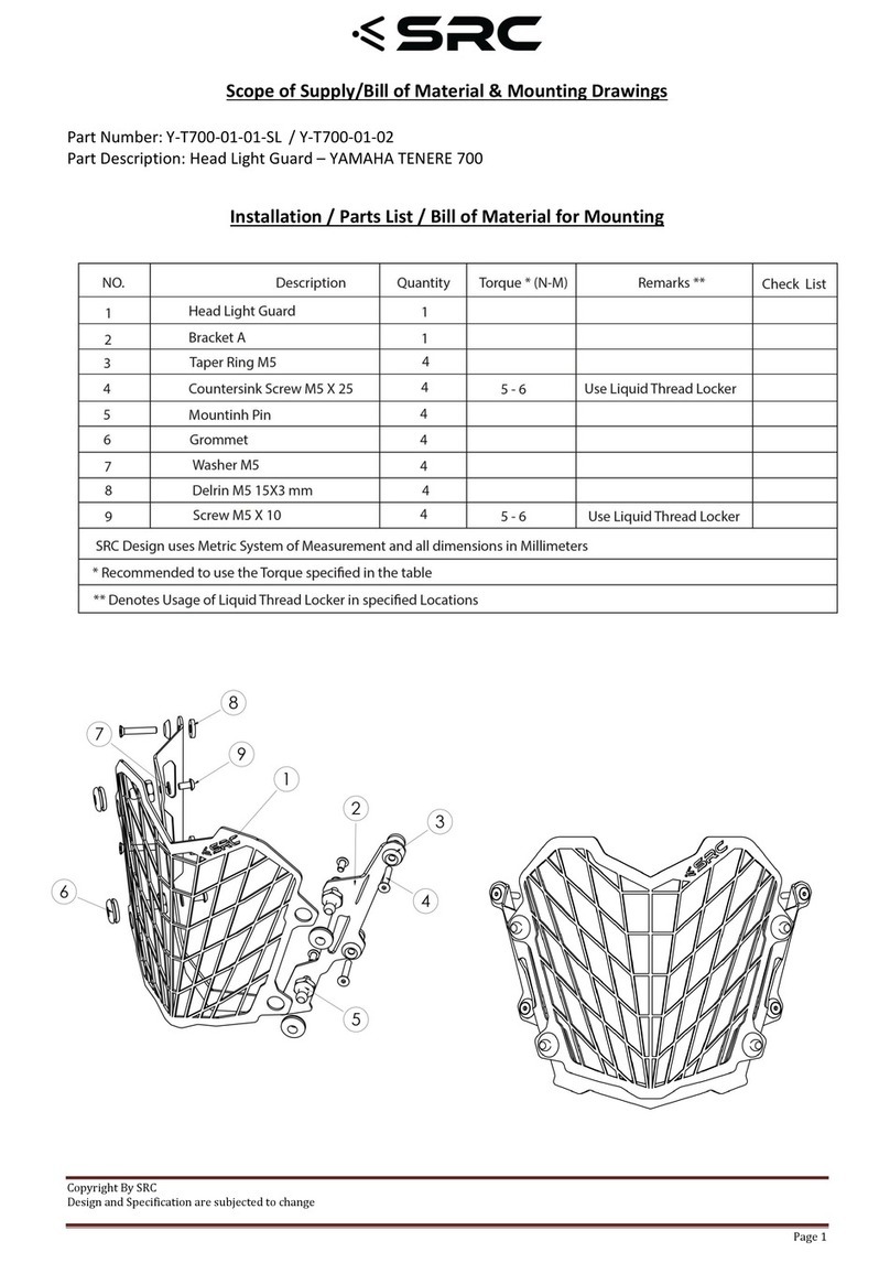 SRC Y-T700-01-01-SL quick start guide