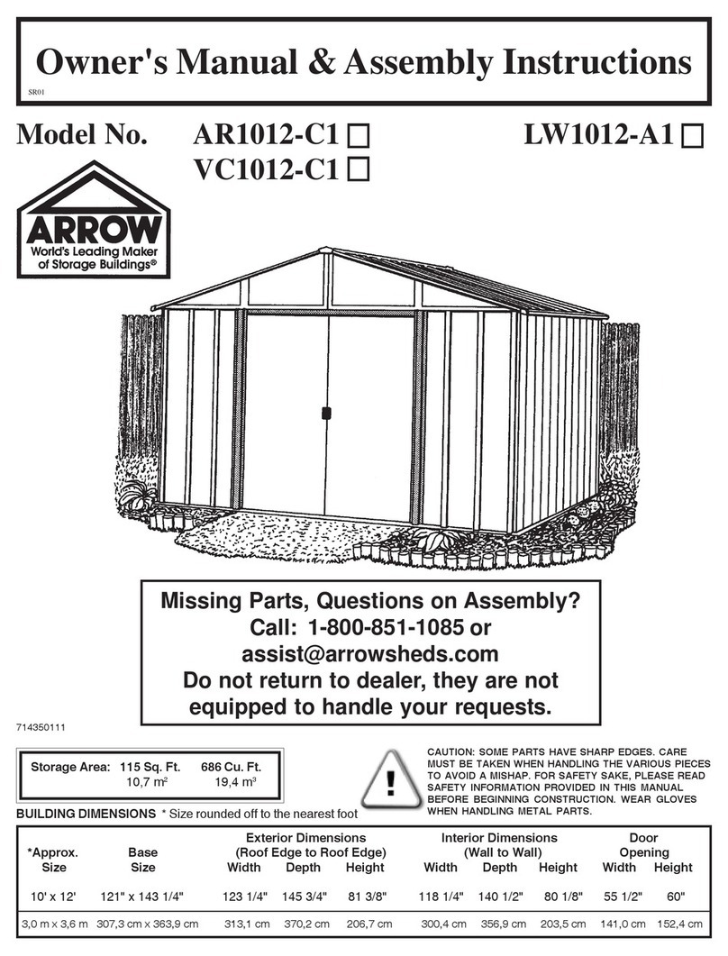 Arrow AR1012-C1 Use and care manual