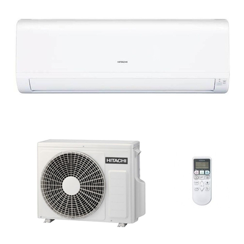 Hitachi RAC-18WEB User manual