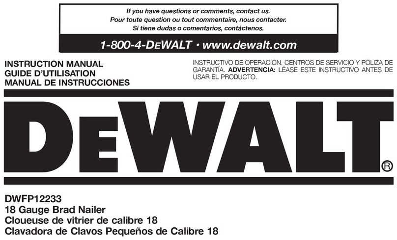 DeWalt DWFP12233-CA User manual DeWalt DWFP12233-CA User manual