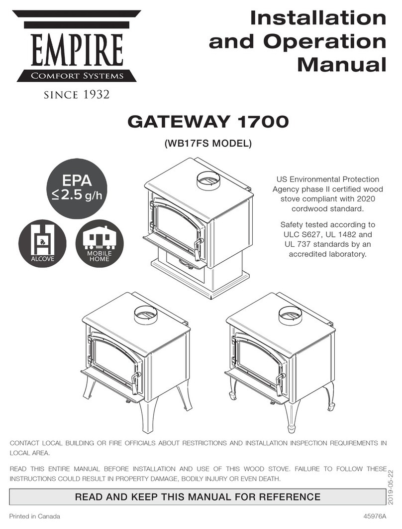 Empire Comfort Systems GATEWAY 1700 User manual
