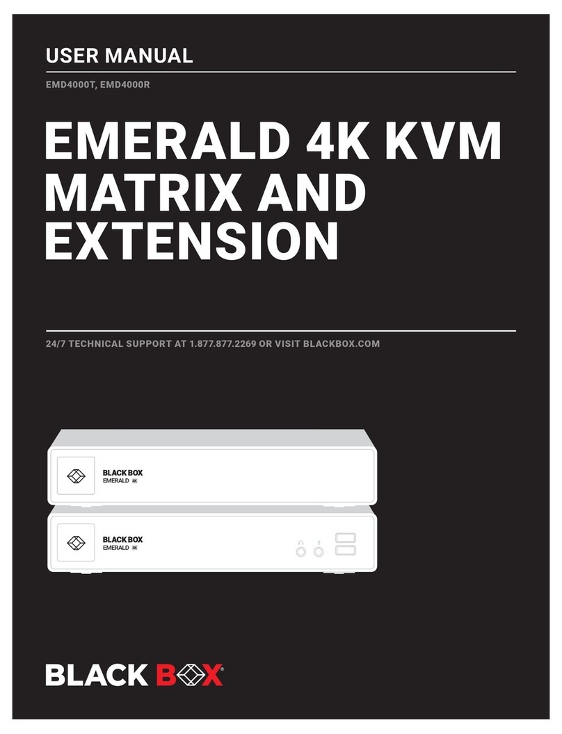 Black Box EMD4000R user manual